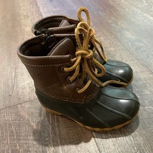 Sperry duck boots toddler size 6 girls